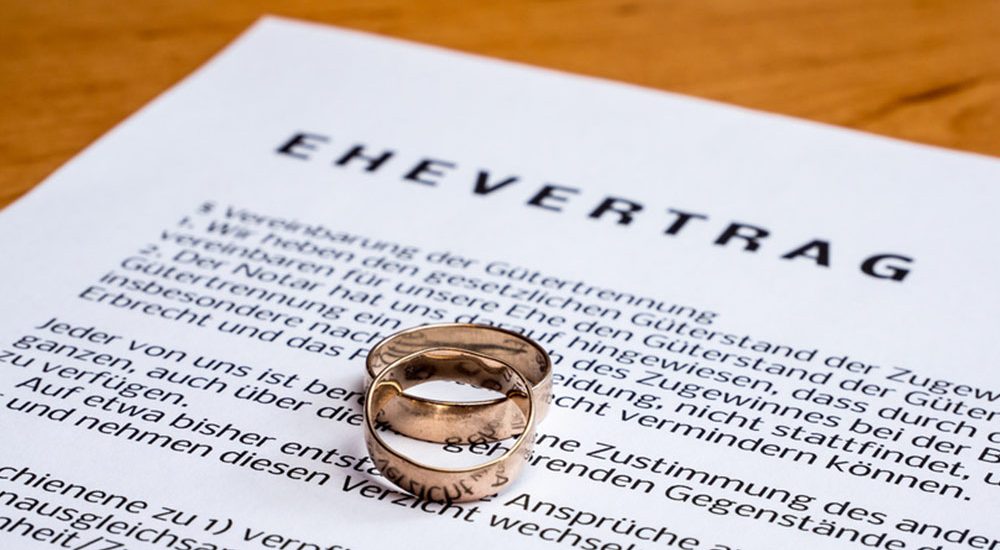 Ehevertrag: Diese Klauseln sind nicht erlaubt